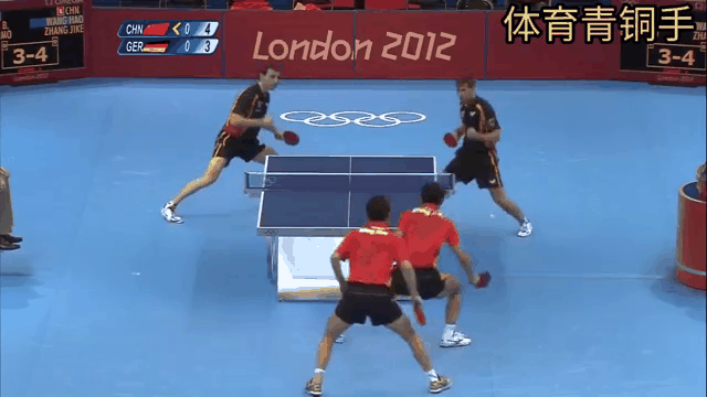 德国队力克中国队，张继科统治全场